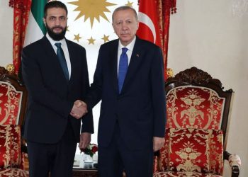 ئەحمەد شەرع دیسانەوە سەردانی تورکیای کرد و لە گەڵ ئەردۆغان کۆبووە