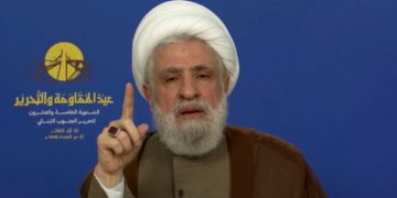 شێخ نەعیم قاسم: هیچ کەس ناتوانێت خۆڕاگری لە خاکی لوبناندا بسڕێتەوە