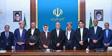 پارێزگارانی هەرێمی کوردستان لە گەڵ سەرۆک کۆماری ئیسلامی ئێران کۆبوونەوە