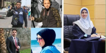 لە ماوەی یەک ڕۆژدا 5 پەیامنێری فەڵەستینی لە غەززە شەهید بوون